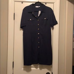 Navy blue New York and co dress
